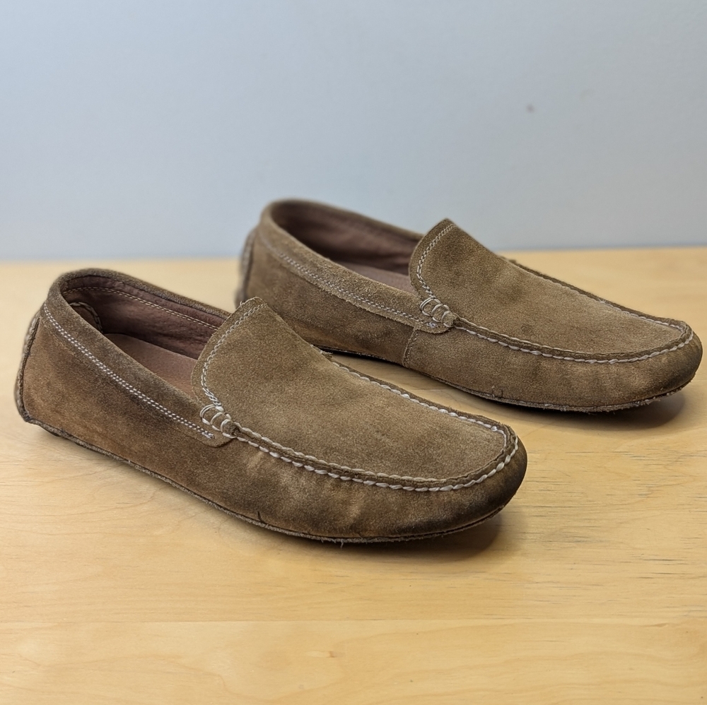 Banana Republic | Brown Suede Slip-on Loafers, Mens Size 8
